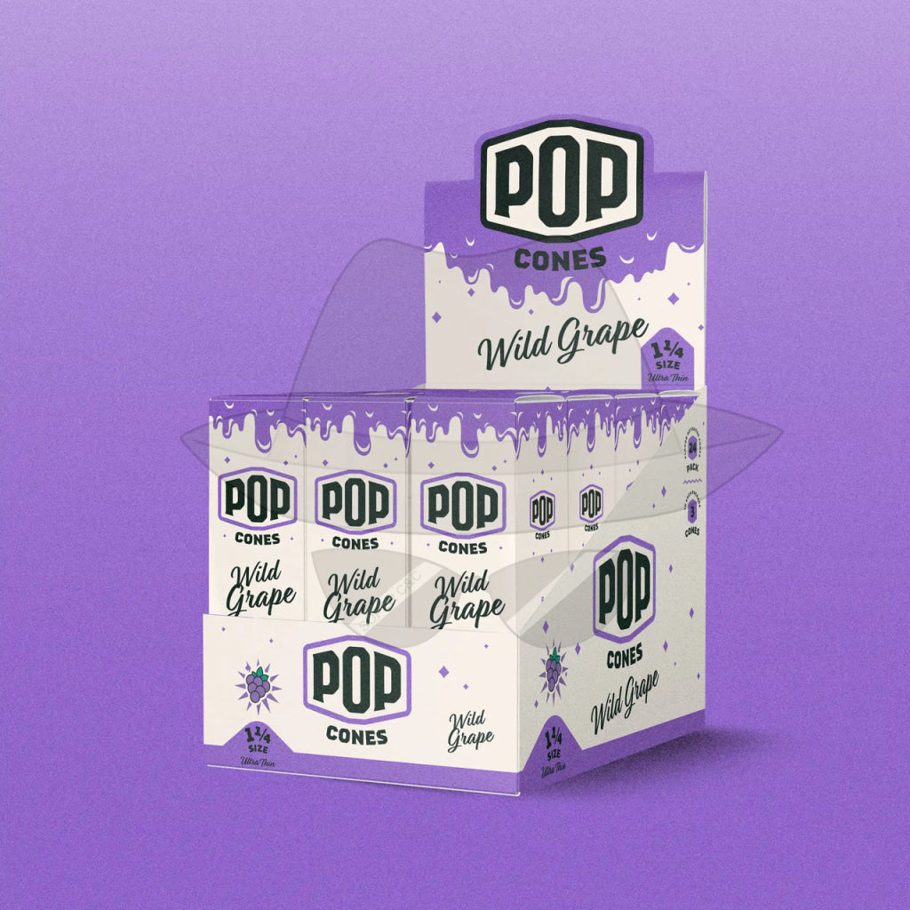 Pop Ultra Thin Cone 11/4-24pack