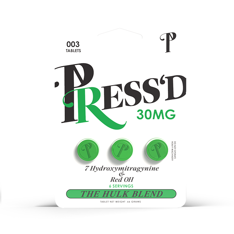 Load image into Gallery viewer, Press’d Hulk Blend 3 Pack 7-Hydroxy 30mg
