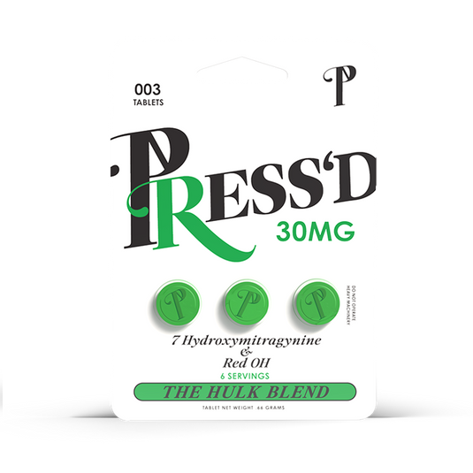 Press’d Hulk Blend 3 Pack 7-Hydroxy 30mg