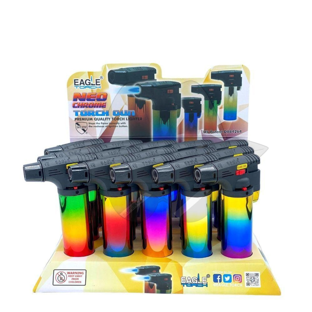 PT101NCR Eagle TORCH Neo Chrome Display of  15ct