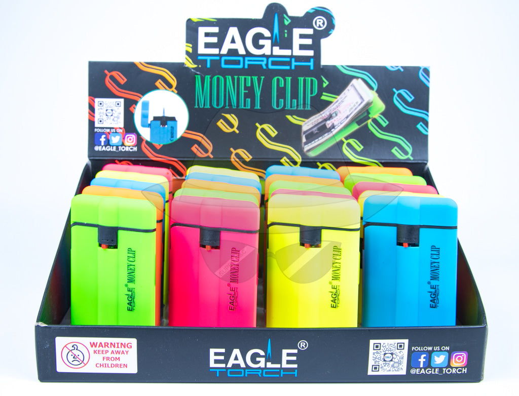 PT161MC EAGLE Money Clip Torch Lighter 20pcs