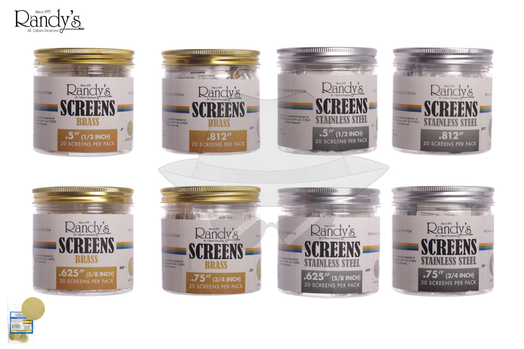 Randy’s Brass And  Stainless Steel Screen Jar