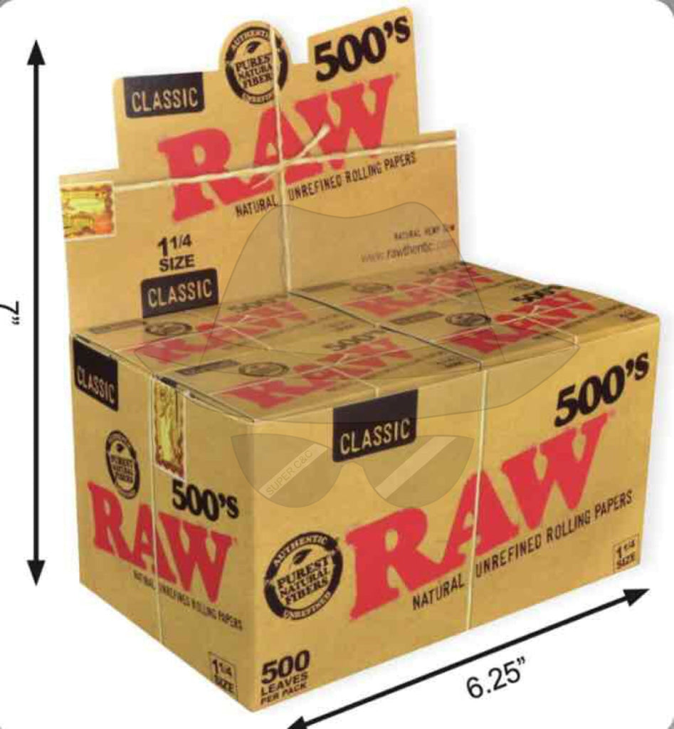 Raw 500’s Classic 1 1/4 paper