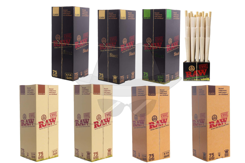 Raw Cone 75ct Per Box
