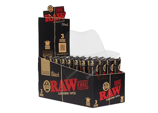 RAW CONE KING SIZE BLACK