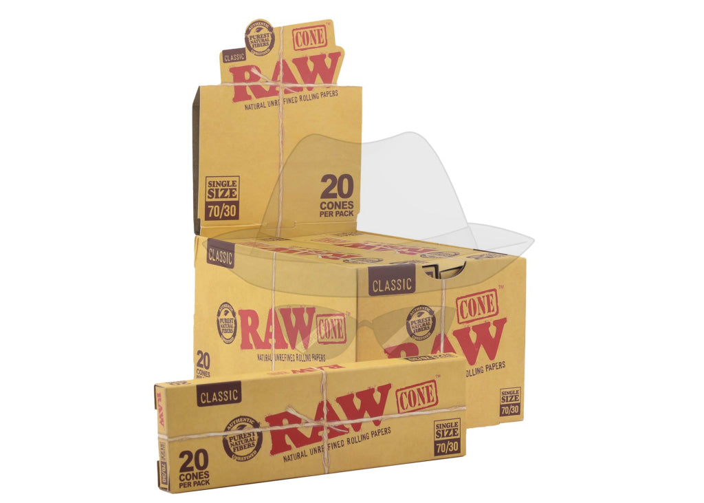 Raw Cones 70/30 20 cones -12ct