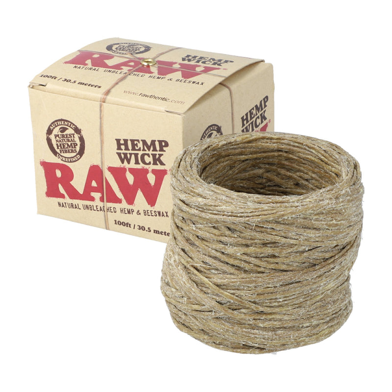 Load image into Gallery viewer, RAW Hemp Wick 100ft Spool
