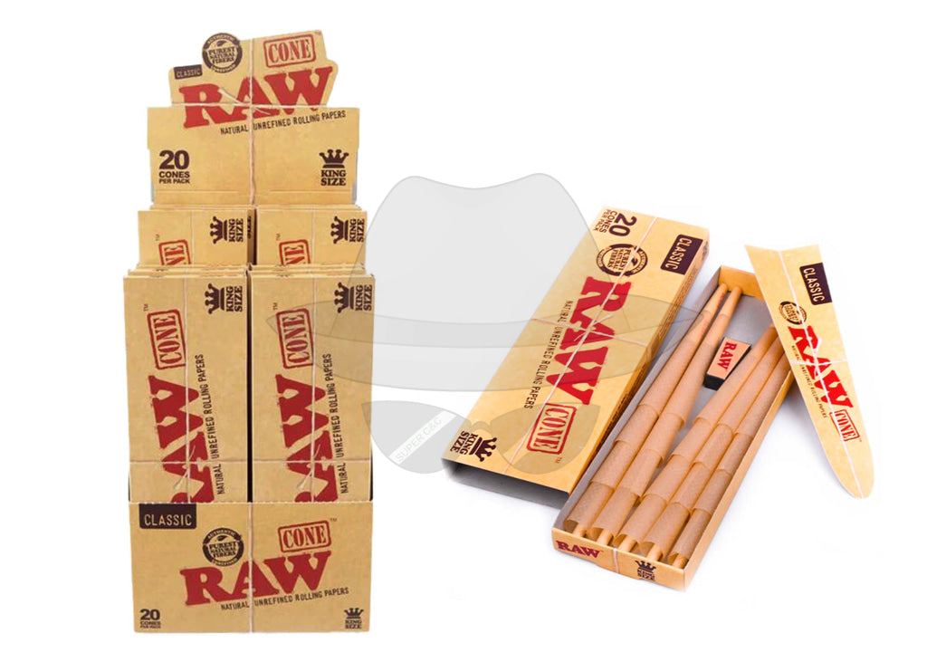 Raw King Size 20cones - 12ct