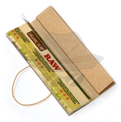 RAW King Size Slim + Tips Rolling Paper Connoisseur Classic