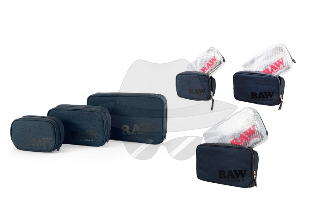 RAW Smell Proof Smokers Tonal Pouch - Available in Small, Medium or Large