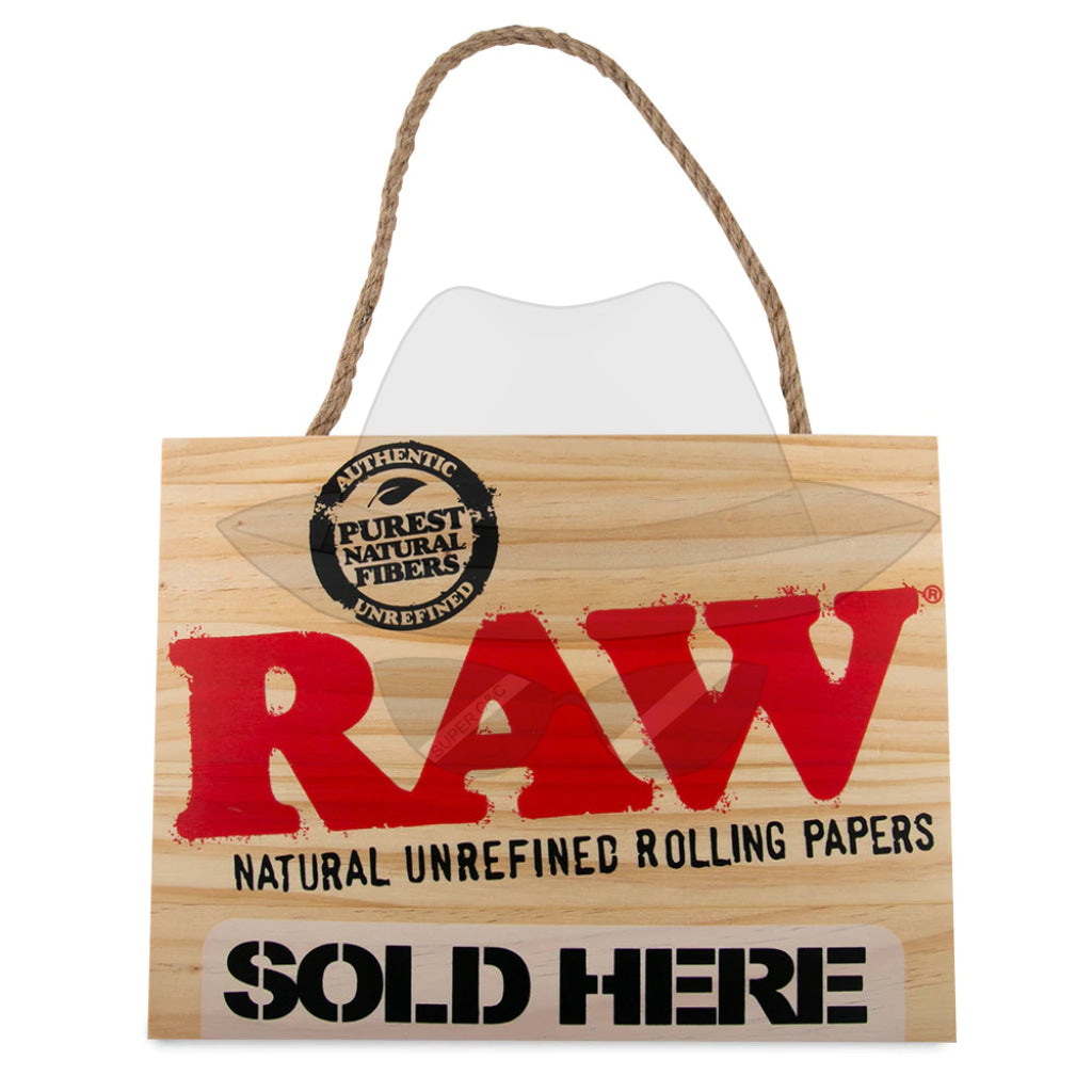 Raw Sold Here Wood Design
