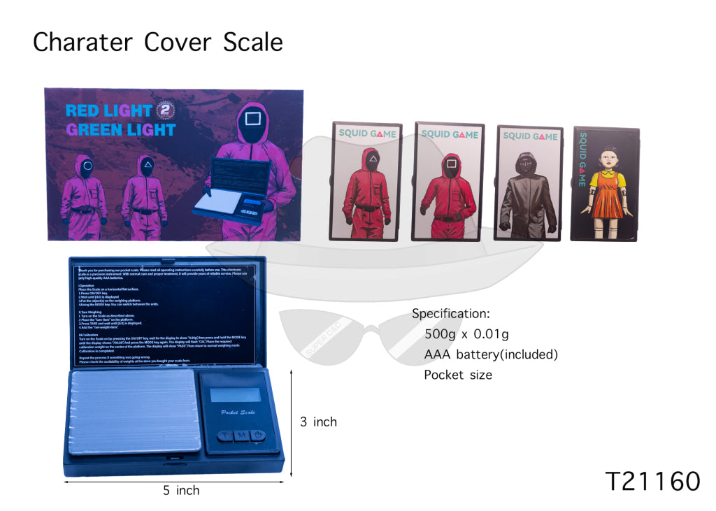 Red Light Digital Scale – 500g x 0.01g