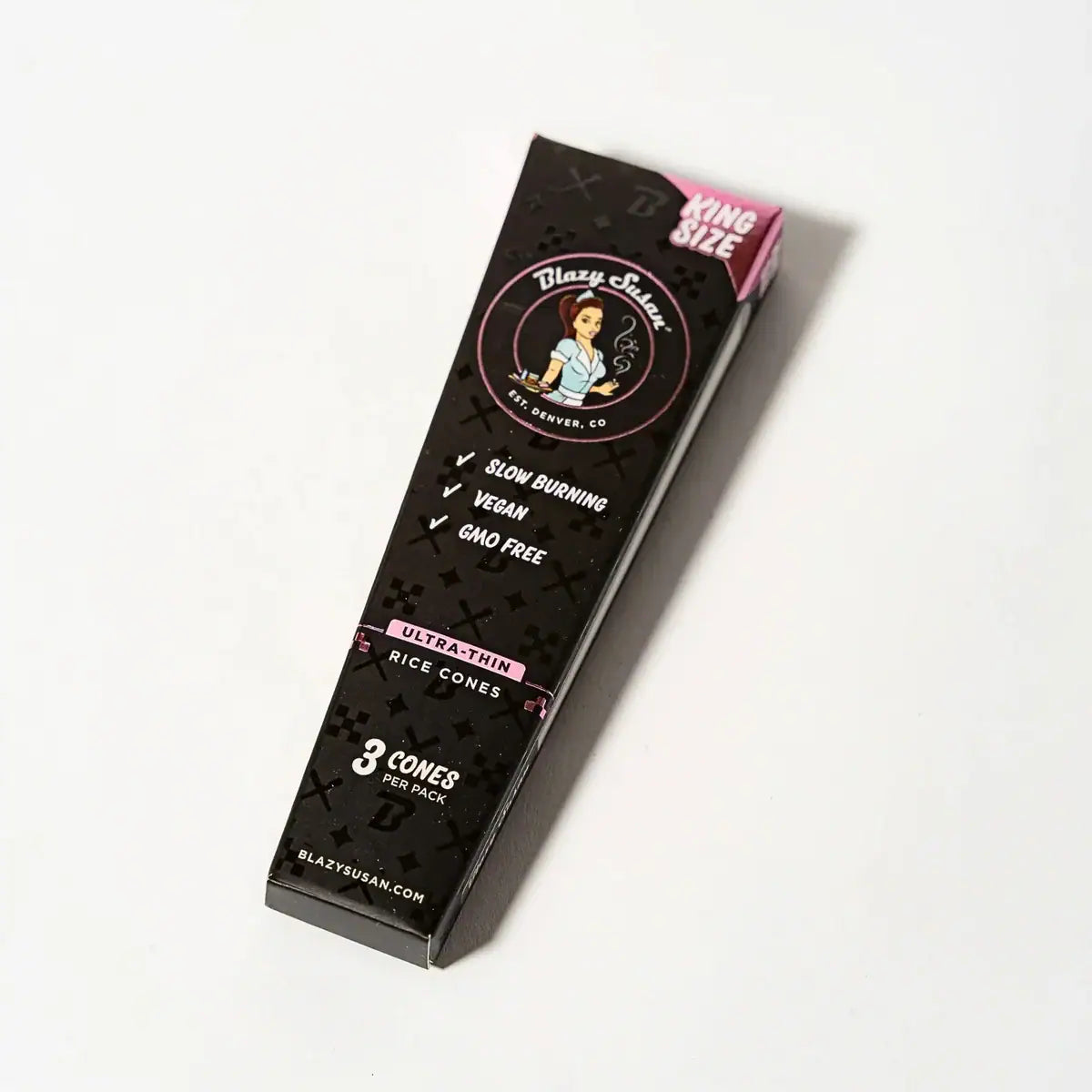 Blazy Susan Ultra Thin Rice Pre Rolled Cones