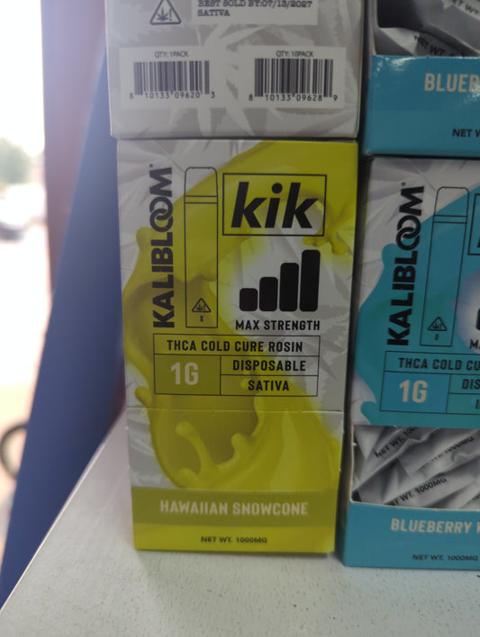 Kik kalibloom thca cold cure rosin disposable 10pk