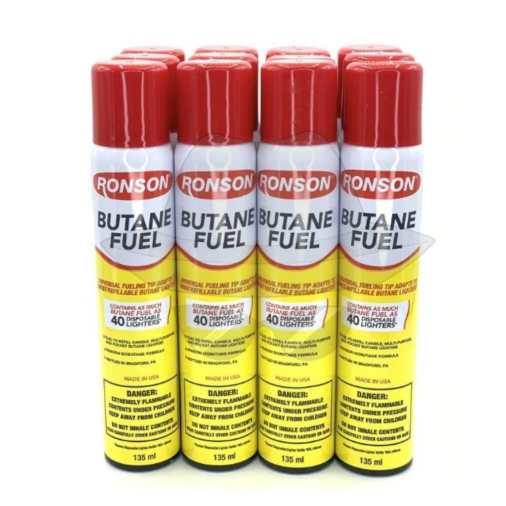 Ronson Butane Fuel 135ml-12ct