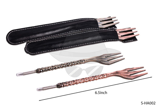 S-HA002 2IN1 Hookah Foil Poker Fork