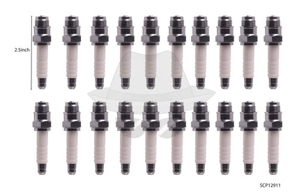 SCP012911  Spark Plug Metal Pipe -20ct