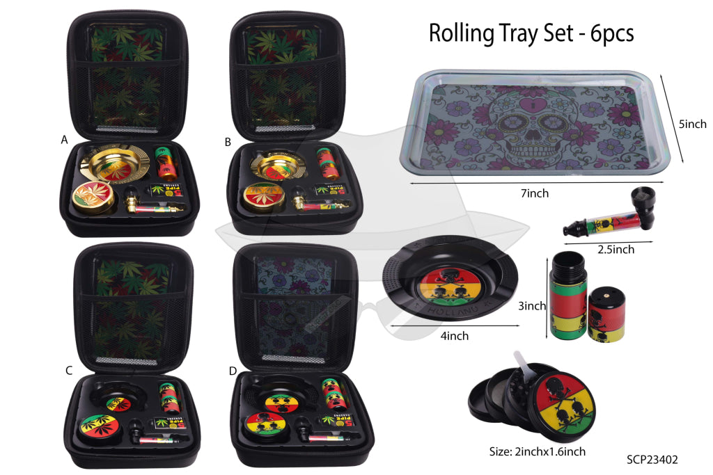 SCP23402 Rolling Tray set 6pcs
