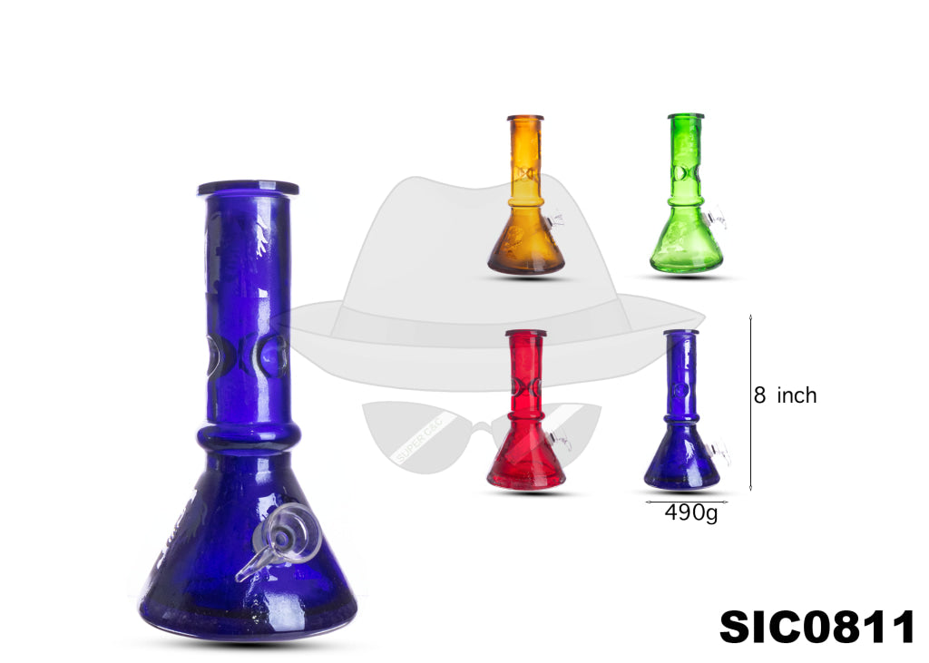 SIC0811 8 INCH SOFTGLASS WATER PIPE