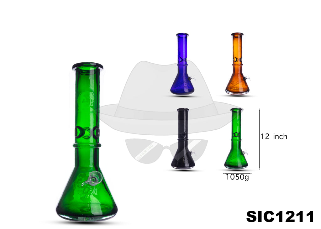 SIC1211 12 INCH SOFTGLASS WATER PIPE