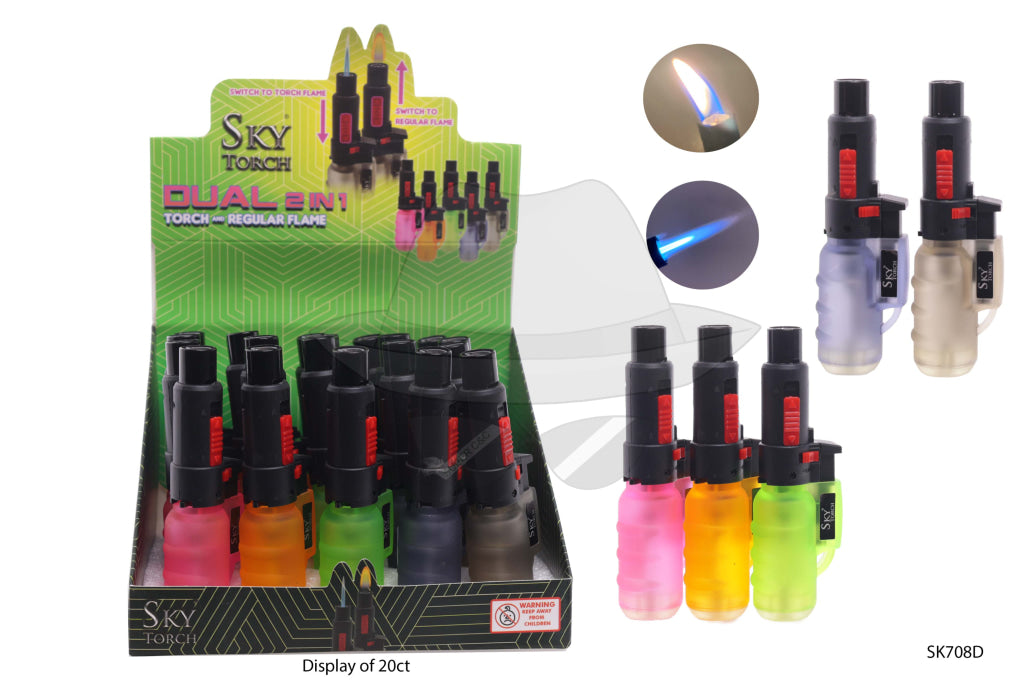 SK708D SKY Torch Dual 2in1-20ct