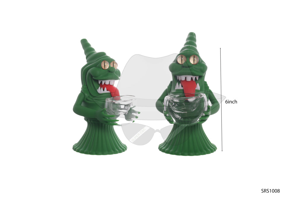 SRS1008 Green Monster Silicone Water Pipe