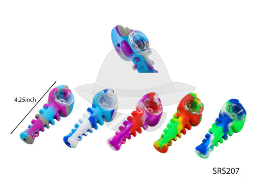 SRS207 Fish Skeleton Silicone Pipe