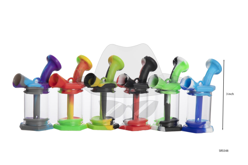 SRS548 3" Mini Silicone Bubbler