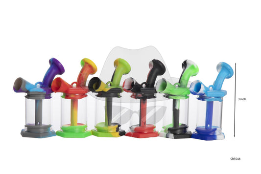 SRS548 3" Mini Silicone Bubbler
