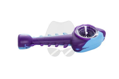 SRS604 FISH SKELETON SILICONE PIPE