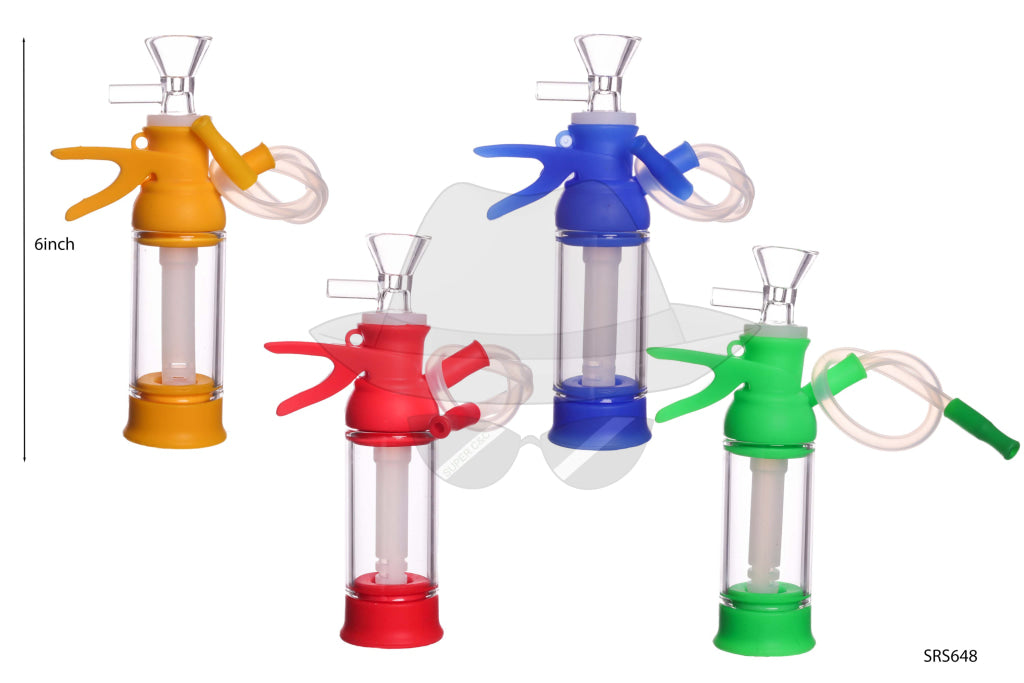 SRS648 Fire Extinguisher Silicone Water Pipe