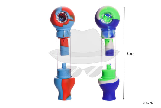 SRS776 Silicone Glass Hand Pipe