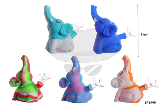 SRS995 Elephant Silicone Water Pipe
