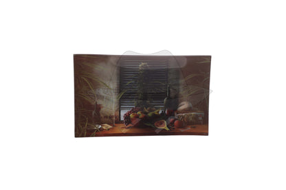 STR21802  M 10"x6" Glass Rolling Tray