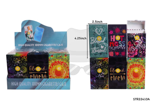 STR22410A 100mm Cigarette Case-12ct