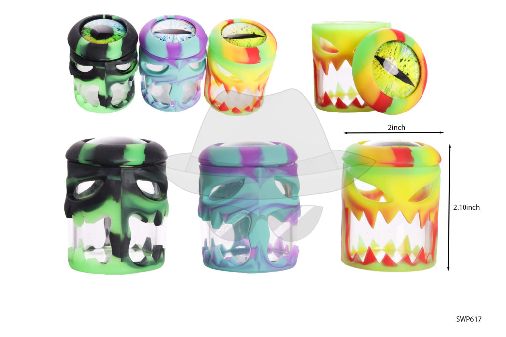 SWP617 Silicone Glass Jar Hollywood Eyes