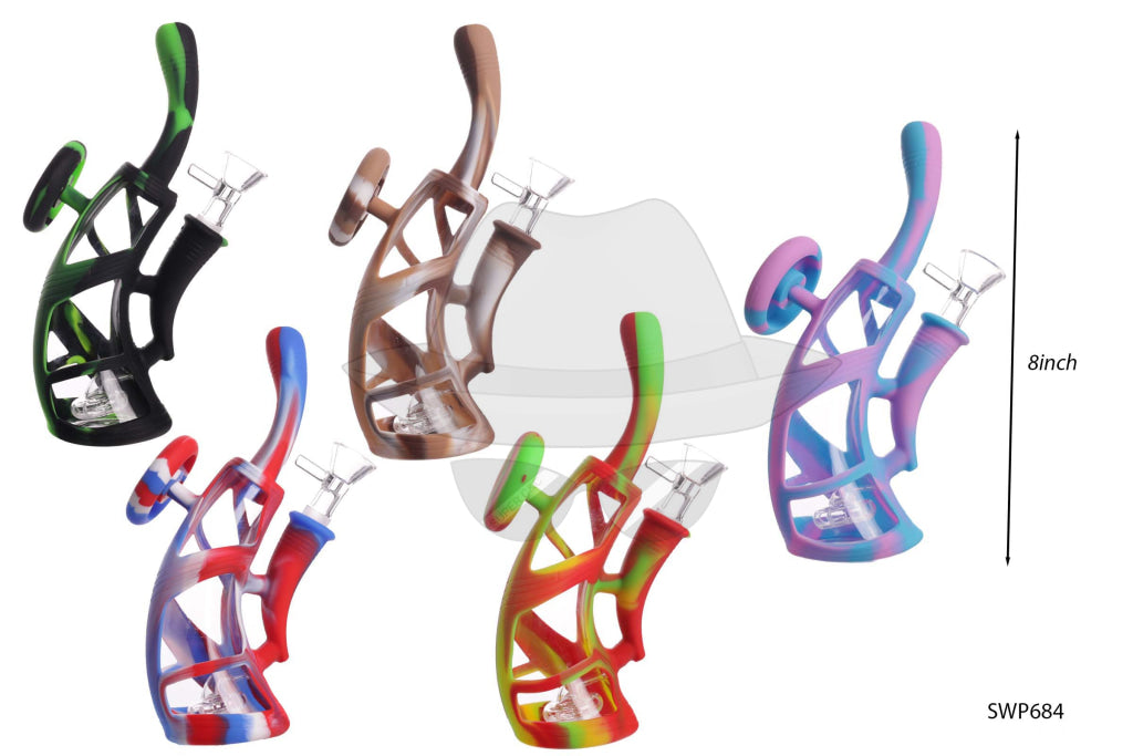 SWP684 Knight Silicone Water Pipe