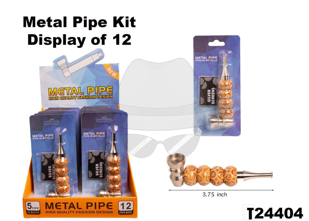 T24404 Metal Pipe Kit Display( 12ct)