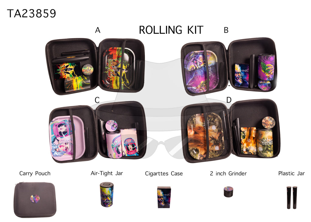 TA23859 Kit Rolling Tray Set