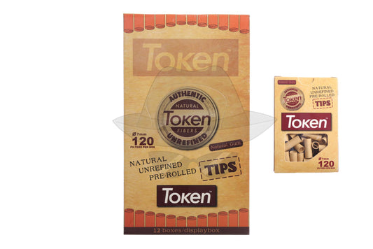 Token Natural Gum Tips ( Display 12box )