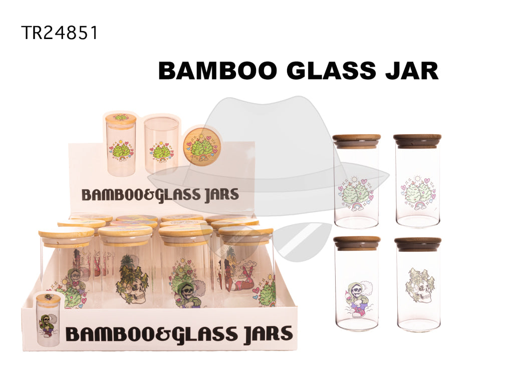 TR24851 Glass Jars - 12CT