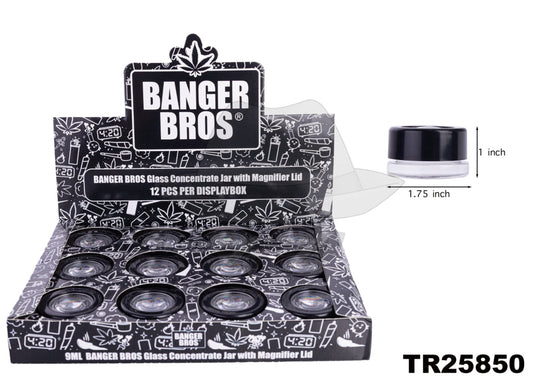 TR25850 Magnify Glass Jar Display of 12