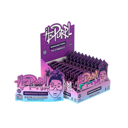 ItsPurpl Granddaddy Purple THCA Prerolls (10ct Display Box)