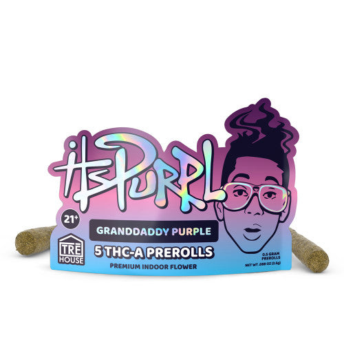 ItsPurpl Granddaddy Purple THCA Prerolls (10ct Display Box)