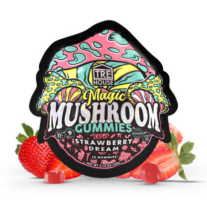 TRE HOUSE Magic Mushroom Gummies - Pack of 15 (10ct Display)