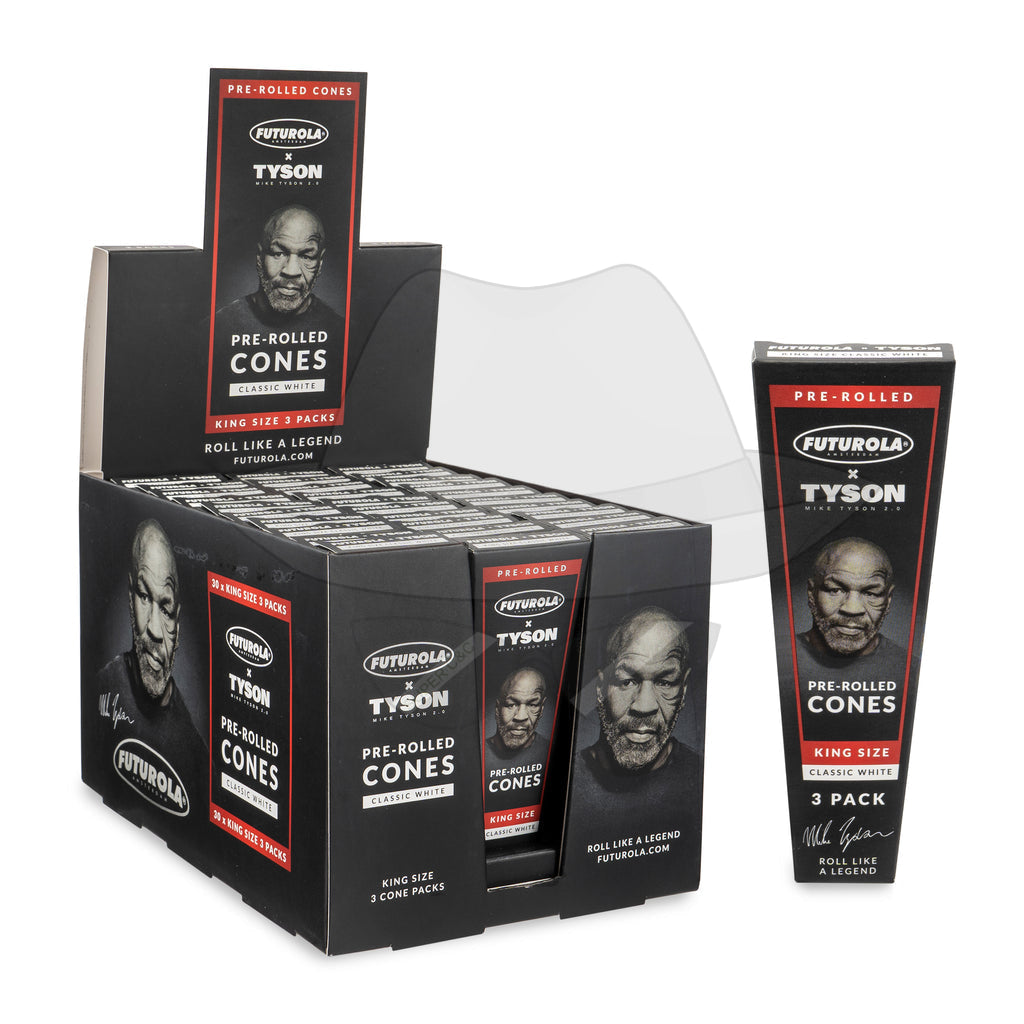 TYSON 2.0 X FUTUROLA PRE-ROLLED CONES-30count