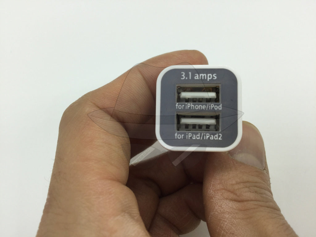 USB CAR PLUG DUAL PORT