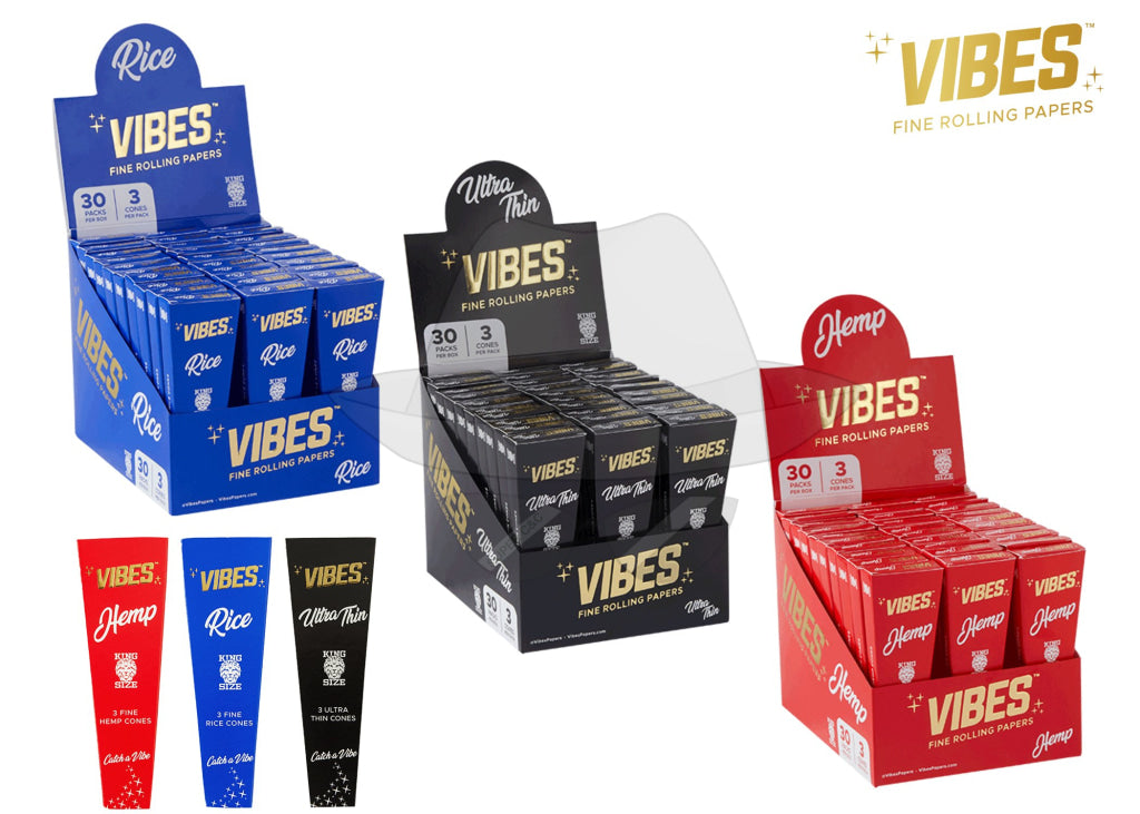 VIBES CONES BOX - KING SIZE