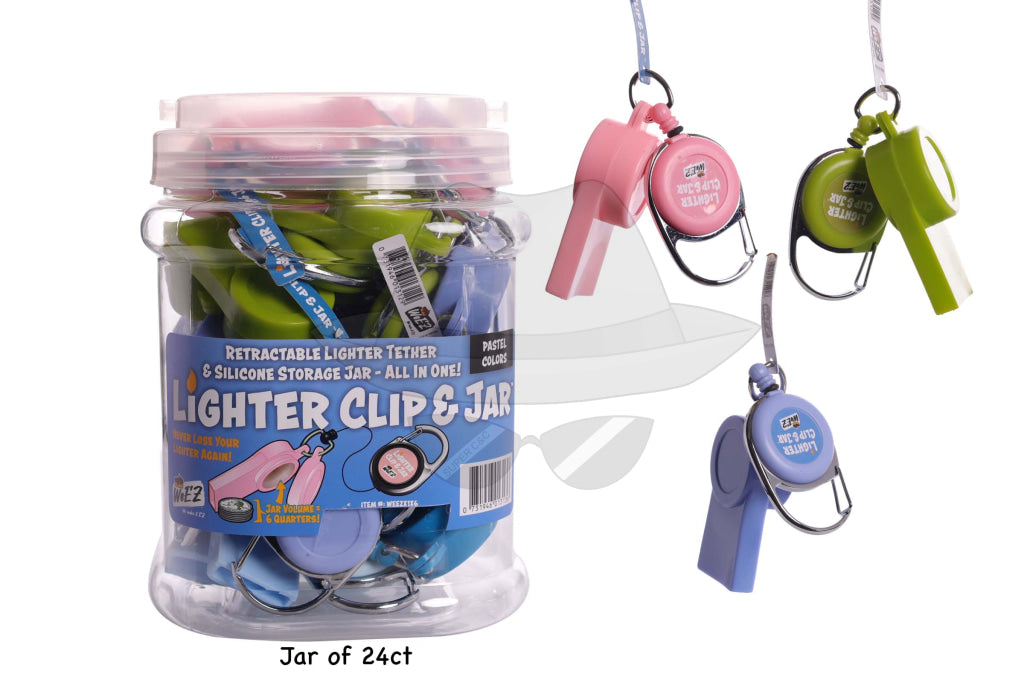 Weez Lighter Leash Clipper w/silicone -24ct