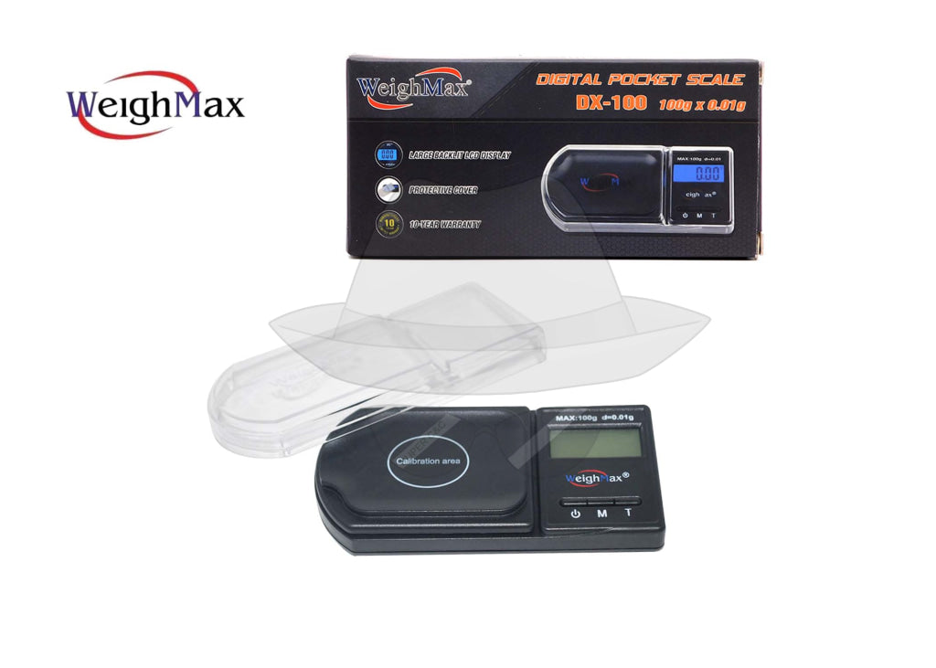 WeighMax DX-100 Digital Pocket Scale 100g-0.01g
